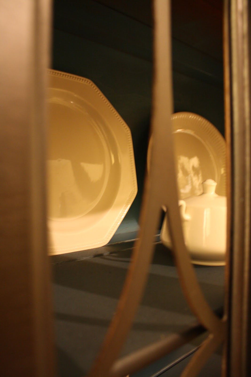 Living Room Updates Spray Painted China Makeover Made by Carli