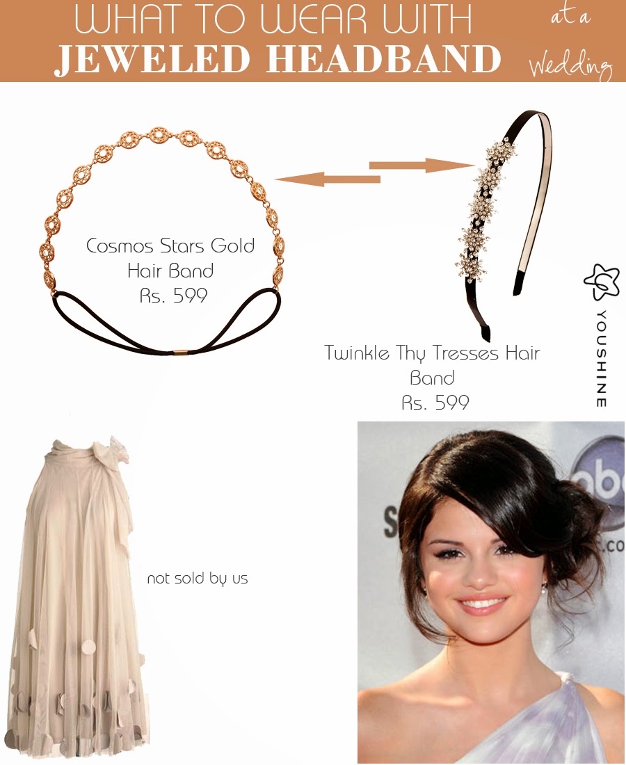 Youshine How to wear Jeweled Headbands