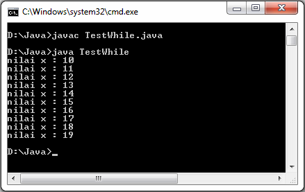 Mnhd Blog S Perulangan Pada Java