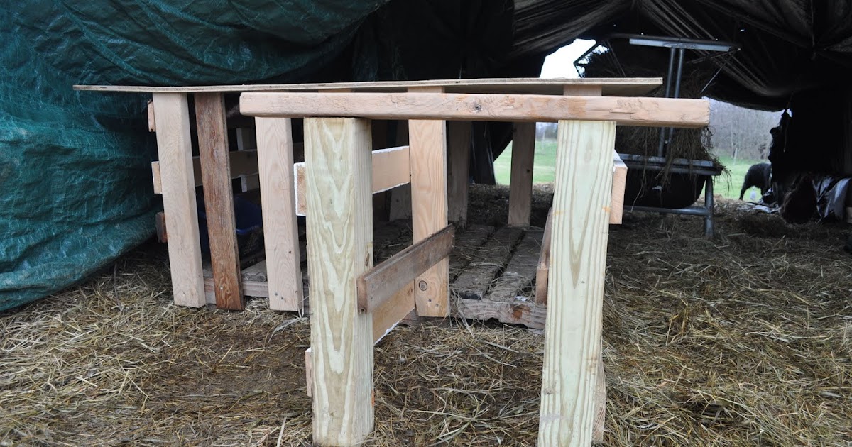 Mainely Ewes Farm Homemade Creep Feeder