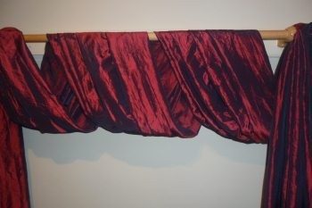 Curtains Design The Second Great Way To Hang Your Scarf Swag Curtains