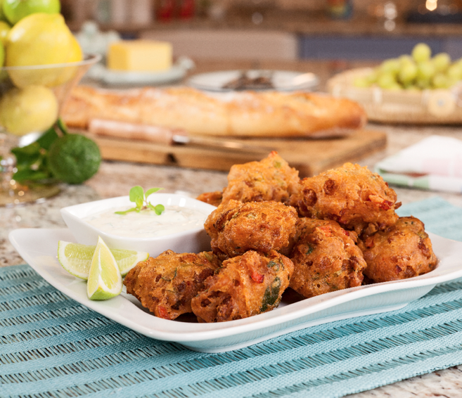 In en om die huis Baked Bean Fritters