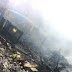 कानपुर - किदवई नगर में लगी भीषण आग, कई दुकानें बनी राख का ढेर