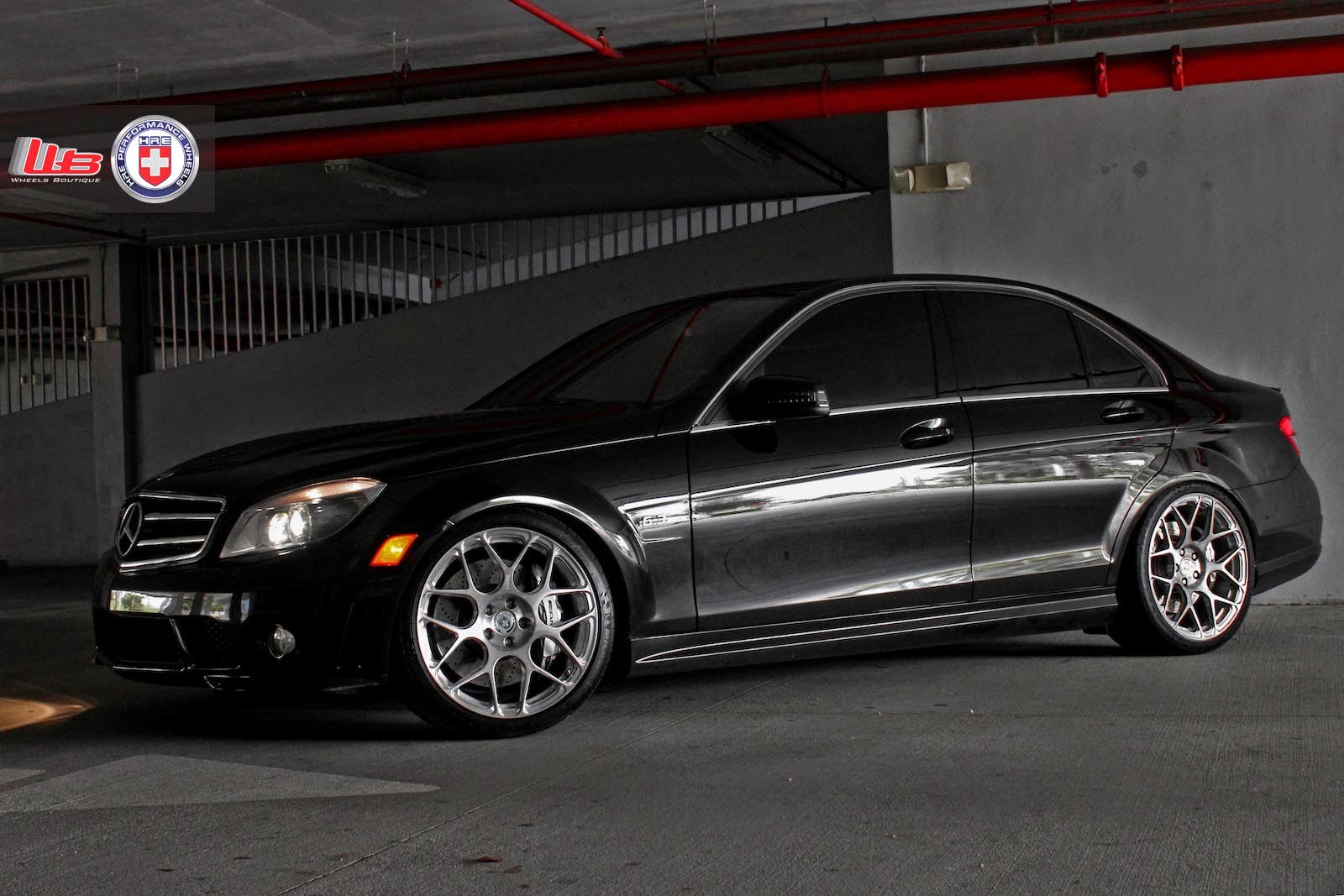 Mercedes-Benz W204 C63 AMG on HRE Performance Wheels ...