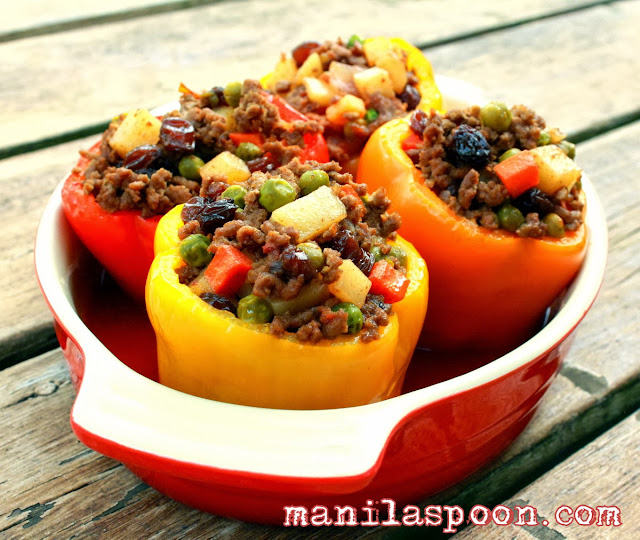 Manila Spoon Stuffed Bell Peppers (Pinoy Style)