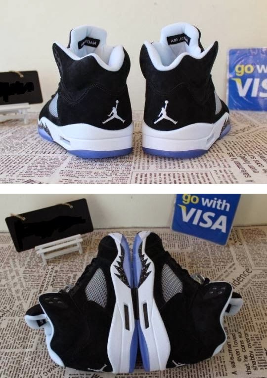 THE SNEAKER ADDICT Air Jordan "Oreo" 5 V Sneaker (Detailed Look