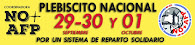 NO+AFP   PLEBISCITO NACIONAL  29-30 Sept.  1° Oct.