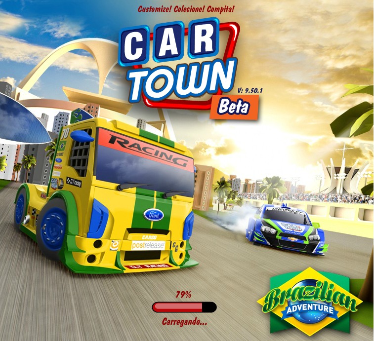 Aplicativo para Facebook Car Town jogo Aplicativos Facebook