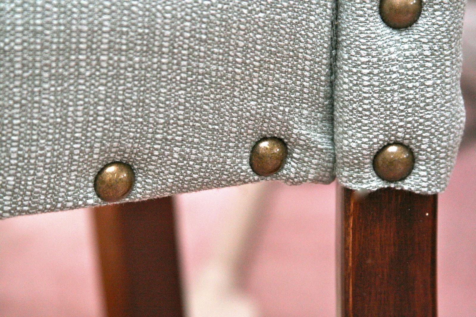 grass stains New desk chair with nailhead trim!