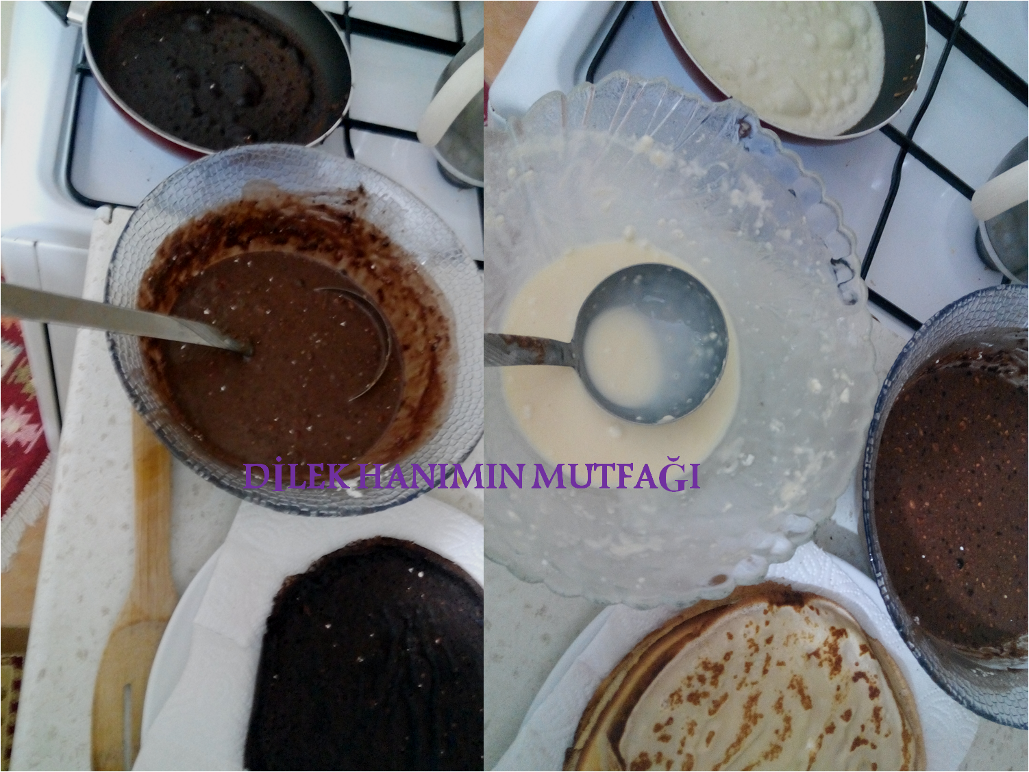 KAKAOLU SADE KREPLİ YAŞ PASTA DİLEK HANIMIN MUTFAĞI