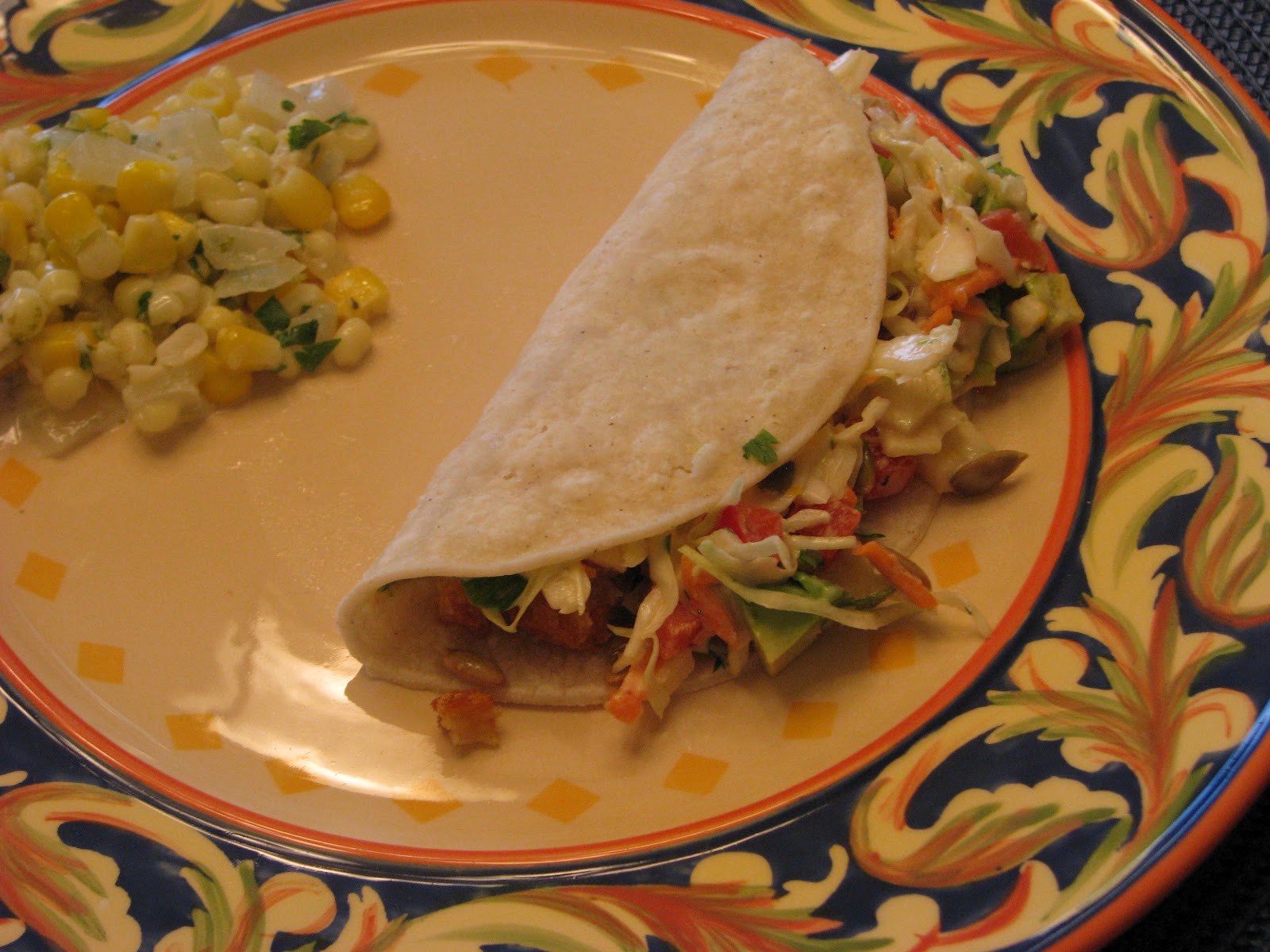 TheFultonGirls Fish Tacos w/Mexican Coleslaw and CilantroLime Corn Saute