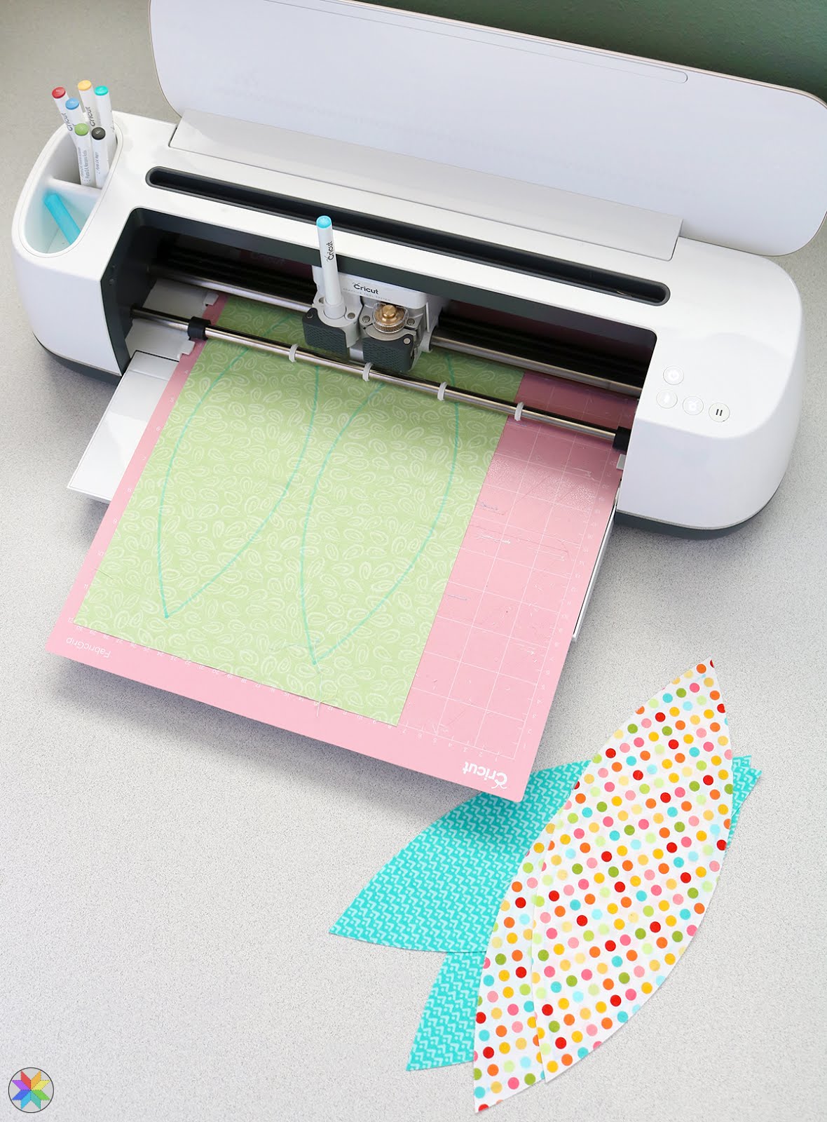 A Bright Corner Making an Easy Fabric Ball with the Cricut Maker