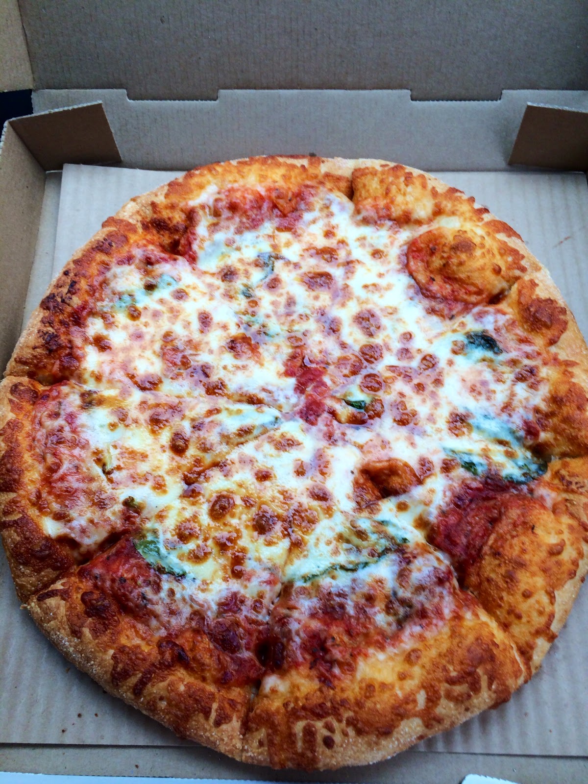 Stacy Tilton Reviews Introducing Marco's Pizza with Spinach! MarcosFreshSpinach