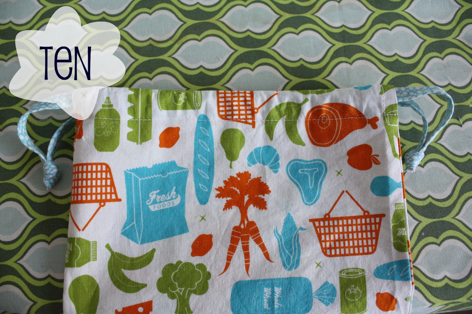 Nicole at Home Tutorial Doubledrawstring bag