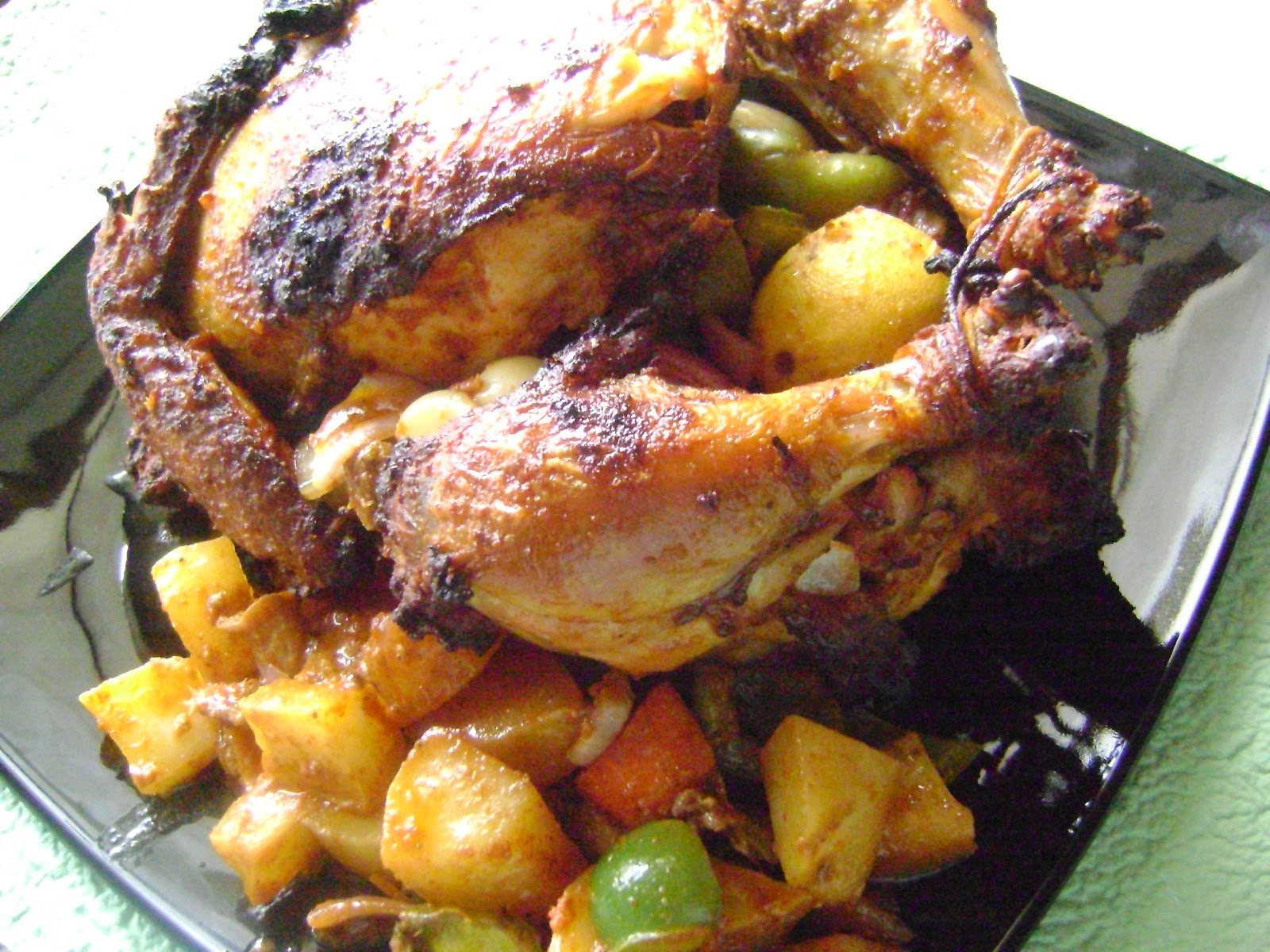 Poulet rôti Indienne Ovenroasted Chicken Tandoori Love is in my Tummy