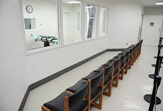 San Quentin's brand new death chamber was constructed with inmate labor and at the cost of  $853,000.