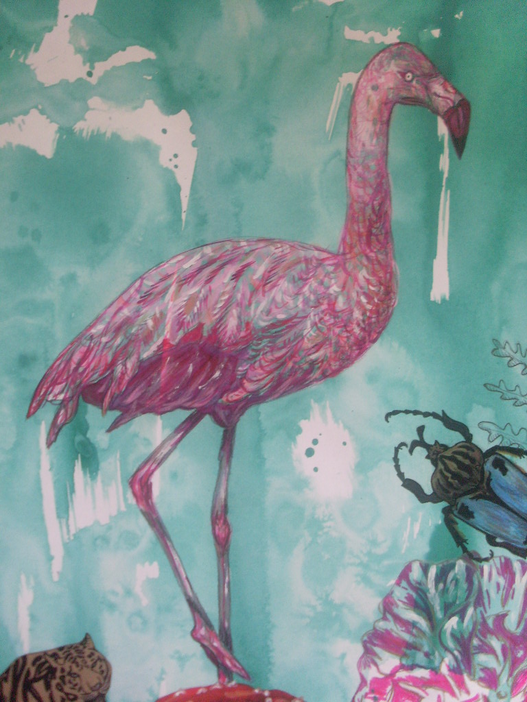 PhillippaLovesDesign Frog and Flamingo 'New'