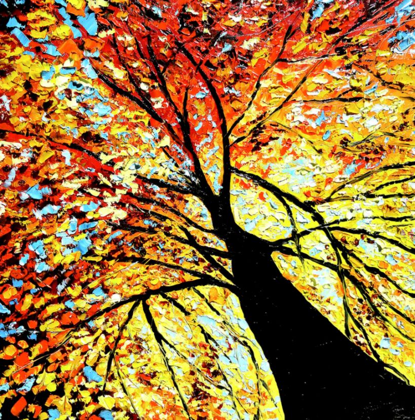 Simple fall painting Simple fall painting