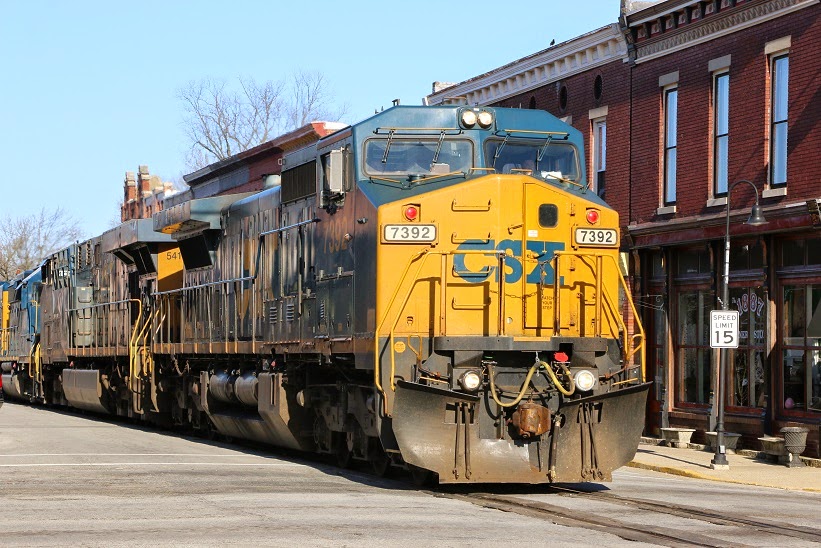 Michigan Exposures Street Running Trains