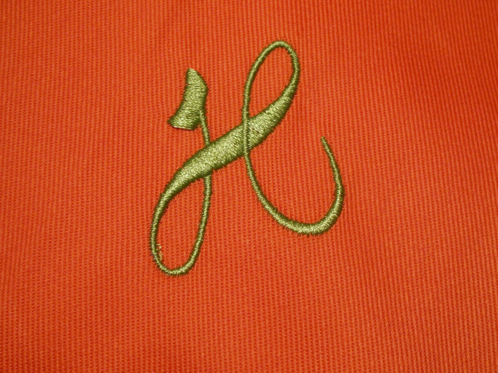 Embroidered Initials