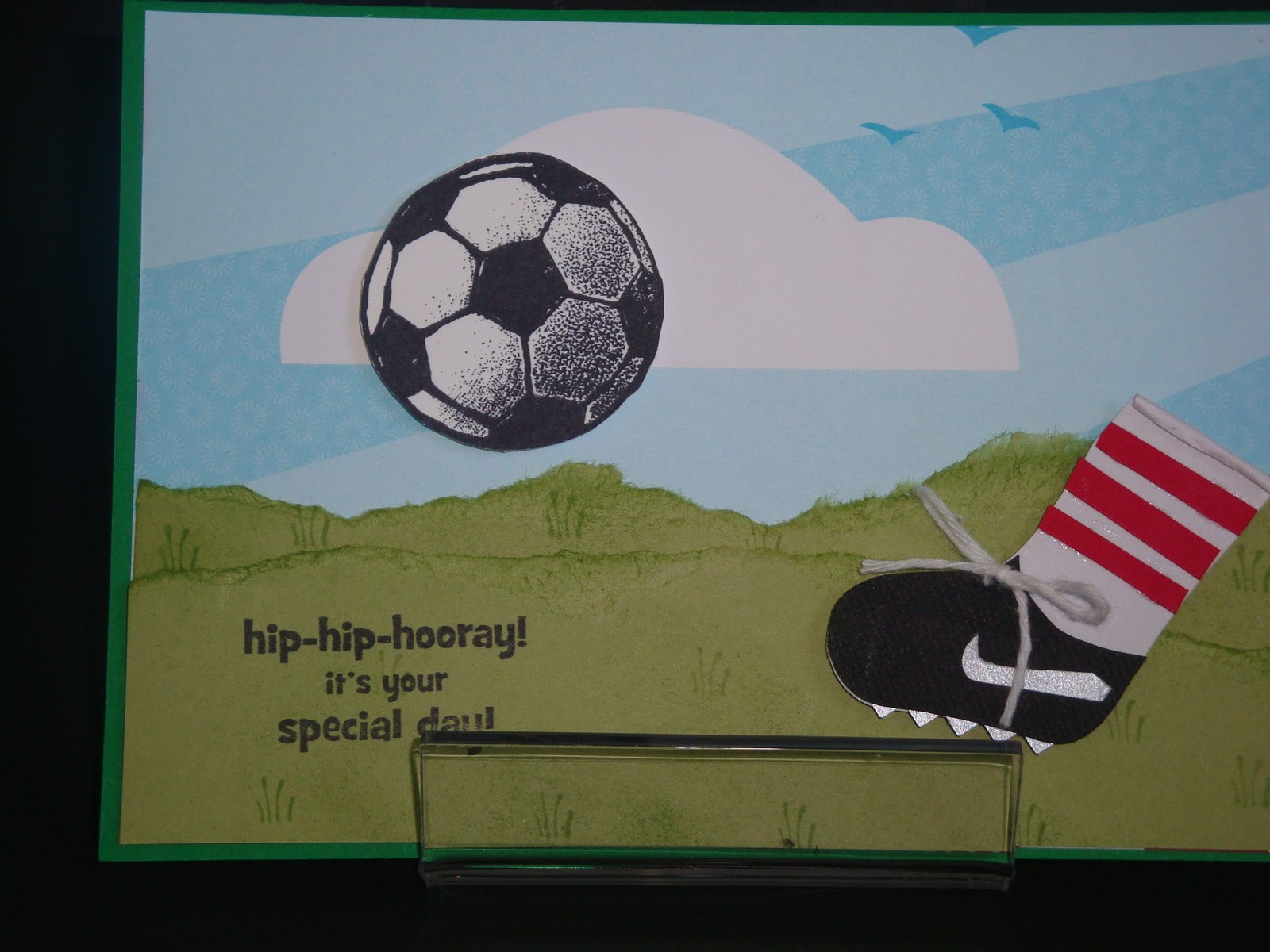 Show Me The Love Soccer Card Boys Birthday Card