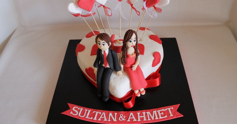 BUTİK PASTA EVİMDENİZLİ Nişan PastasıSULTAN & AHMET