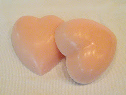 Heart Soaps in Pink Sugar (type)