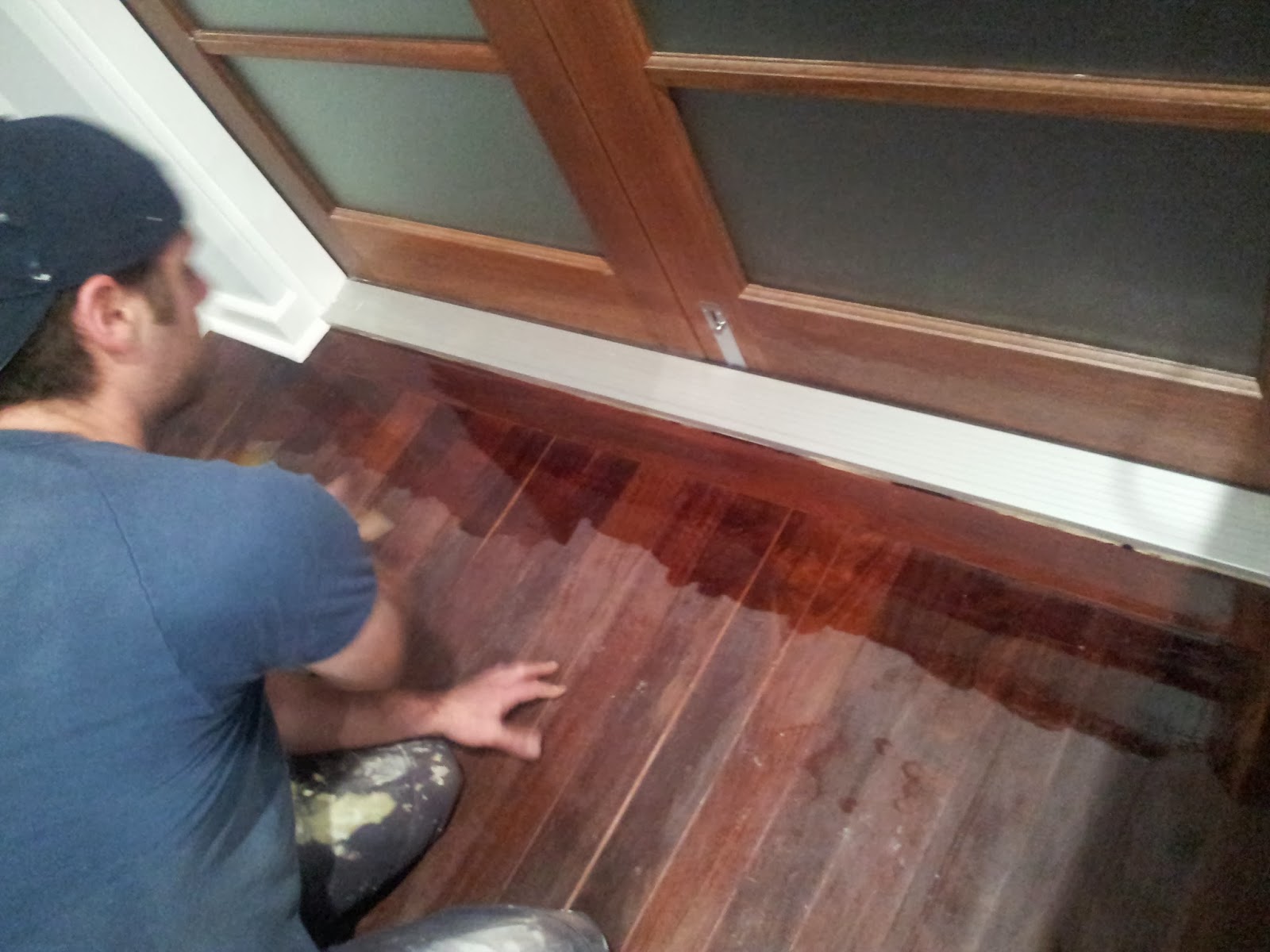 Jarrah Jungle Restoring The Floorboards Before and After