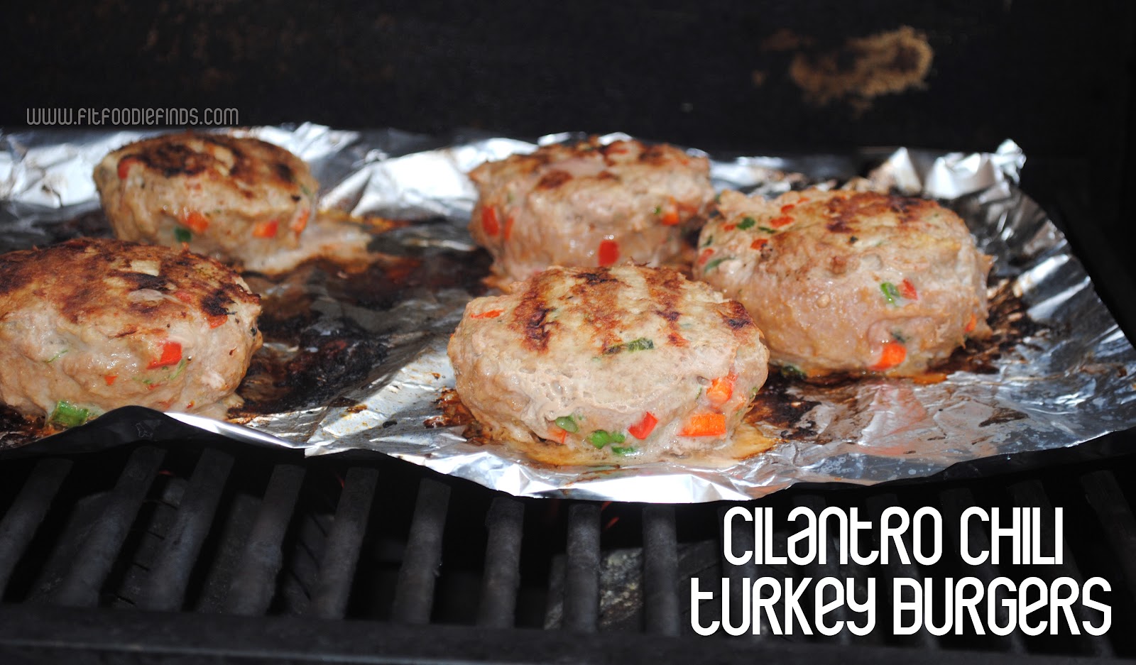 Cilantro Chili Turkey Burgers Fit Foodie Finds