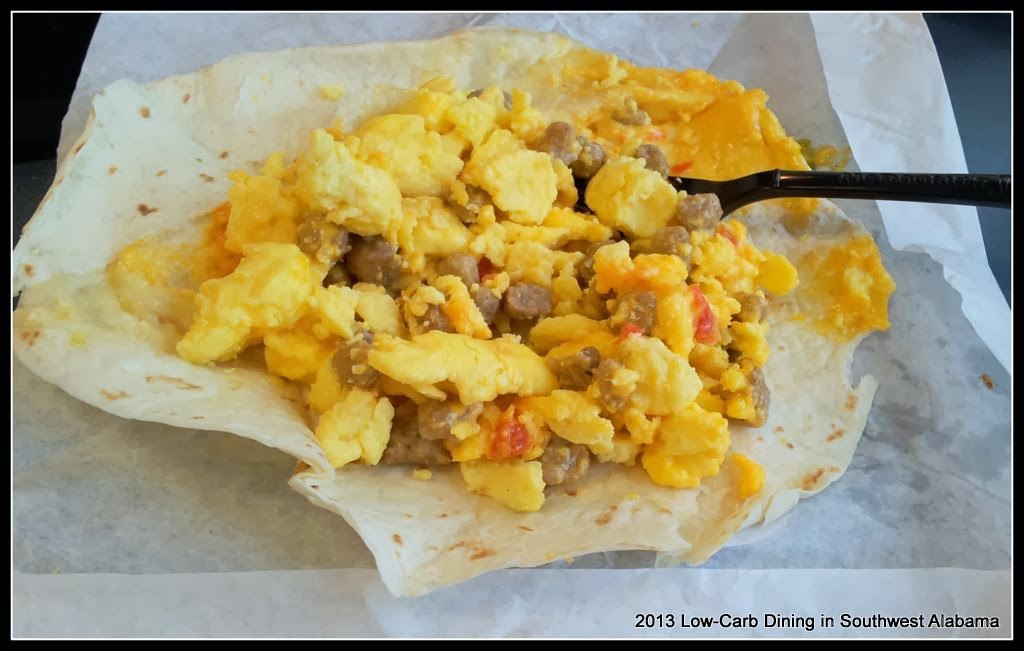 LowCarb Alabama McDonald's Breakfast Burrito