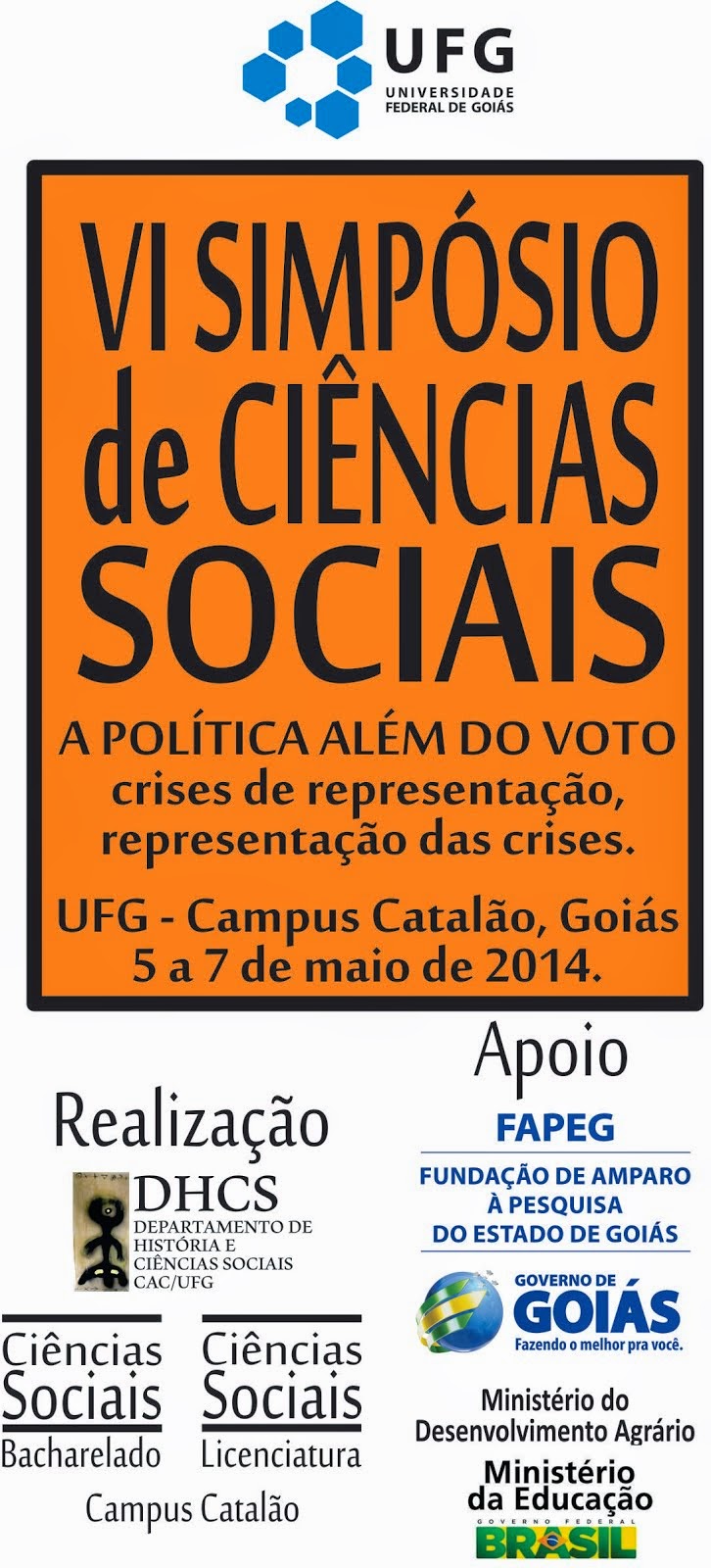 VI Simpósio de Ciências Sociais - Campus Catalão