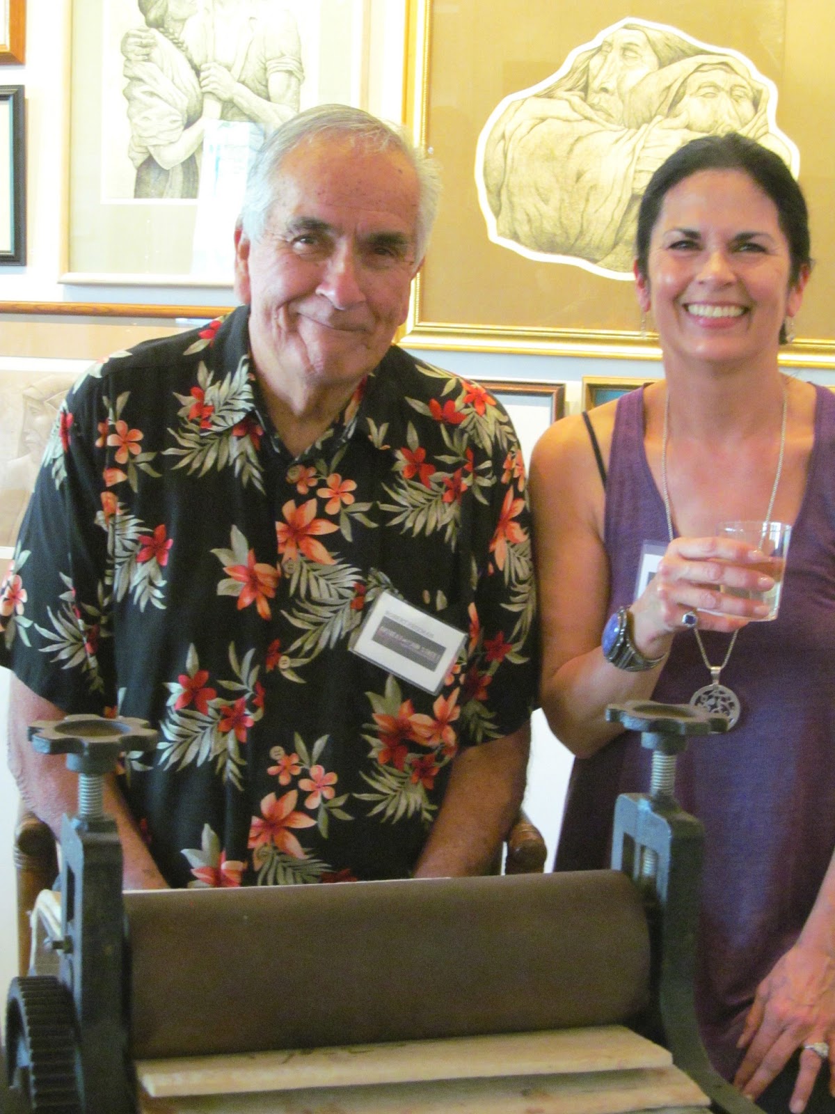 Vista Loves Art Acclaimed Artist Robert Freeman Presents Etching