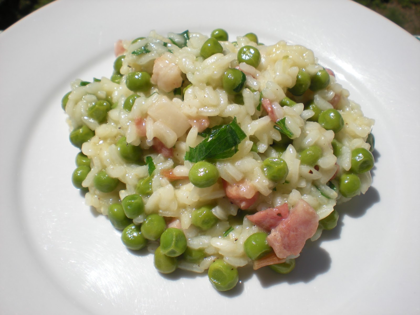 Risotto Piselli e Pancetta Affumicata...alias Risi e Bisi fumè P