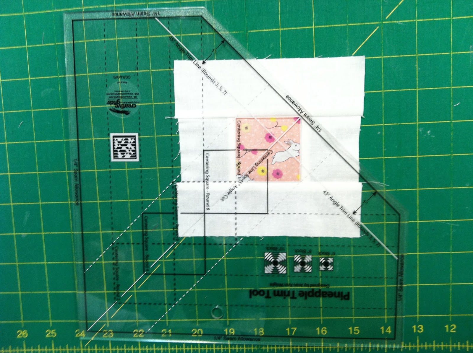 Quilt Basket Blog Pineapple Trim Ruler!