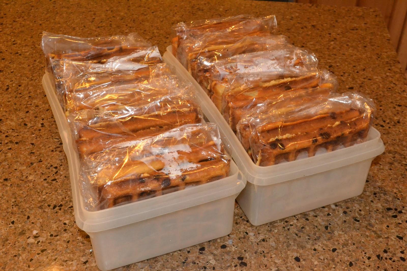 7kidsathome Frozen Homemade Waffles