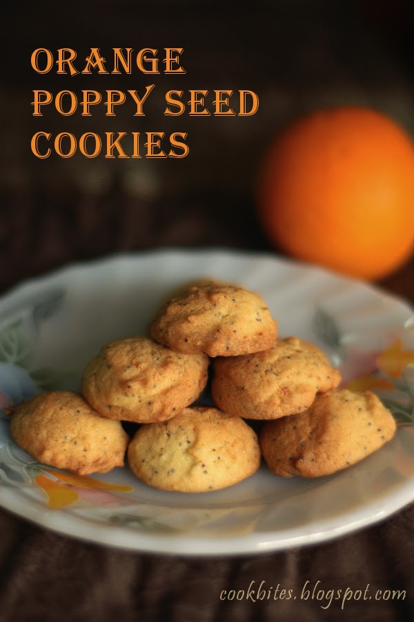 My Lil Kitchen Orange Poppy Seed Cookies