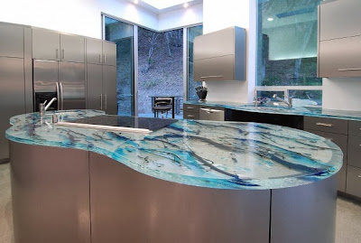 glass-kitchen-countertop