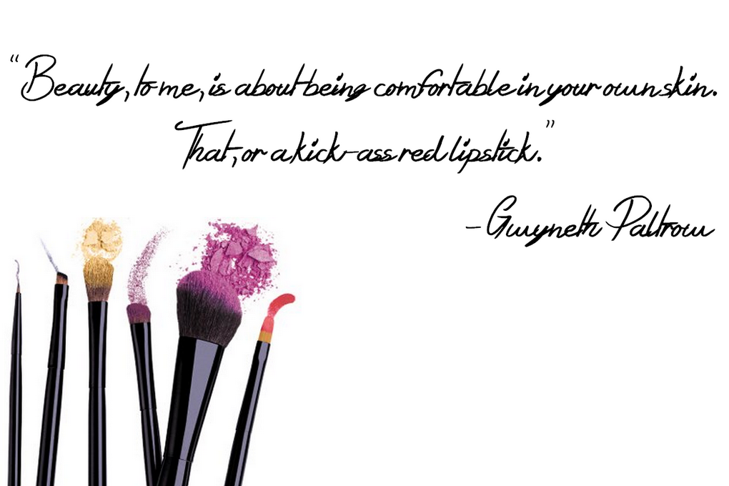 “Beauty, to me, is about being comfortable in your own skin. That, or a kick-ass red lipstick.” 