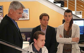 Michael Weatherly and Cote de Pablo in NCIS - Ziva is leaving the team
