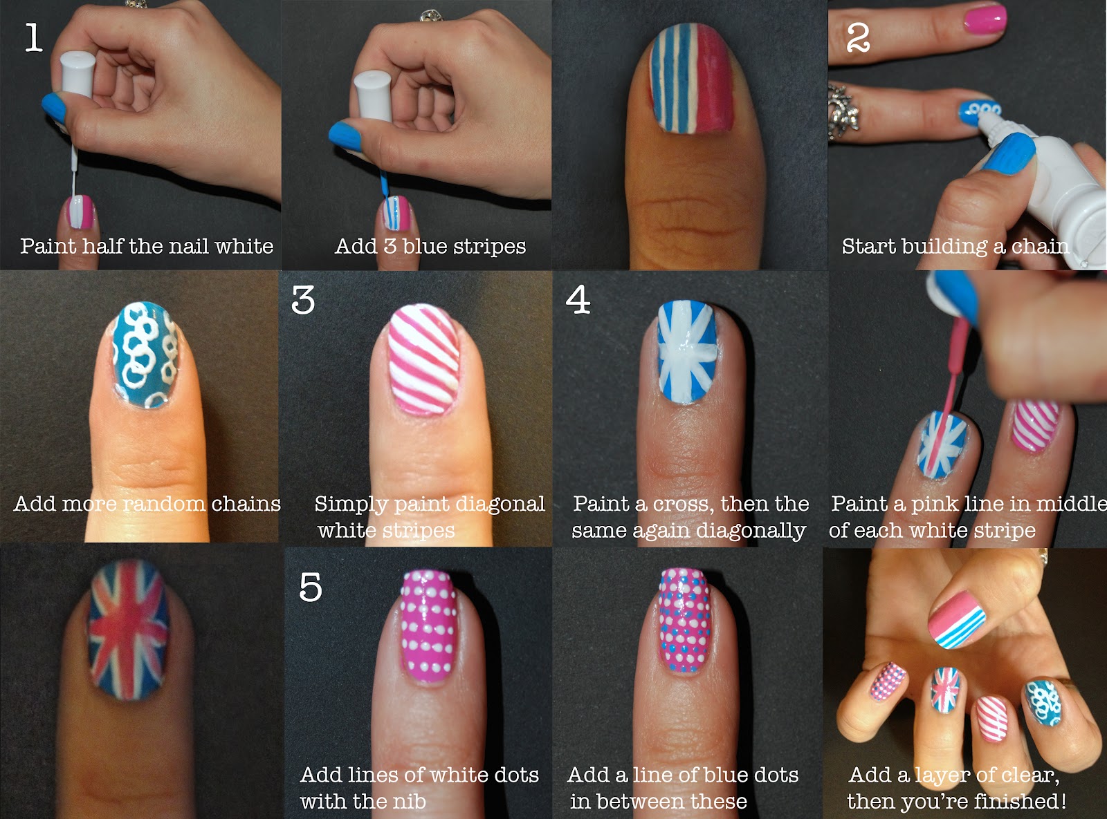 Nail Hart How To Master... Pastel Olympic Nails