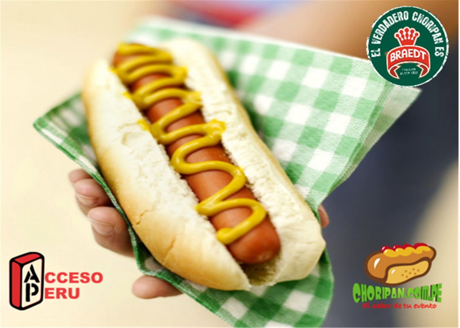 Choripan Braedt PAN CON HOT DOG