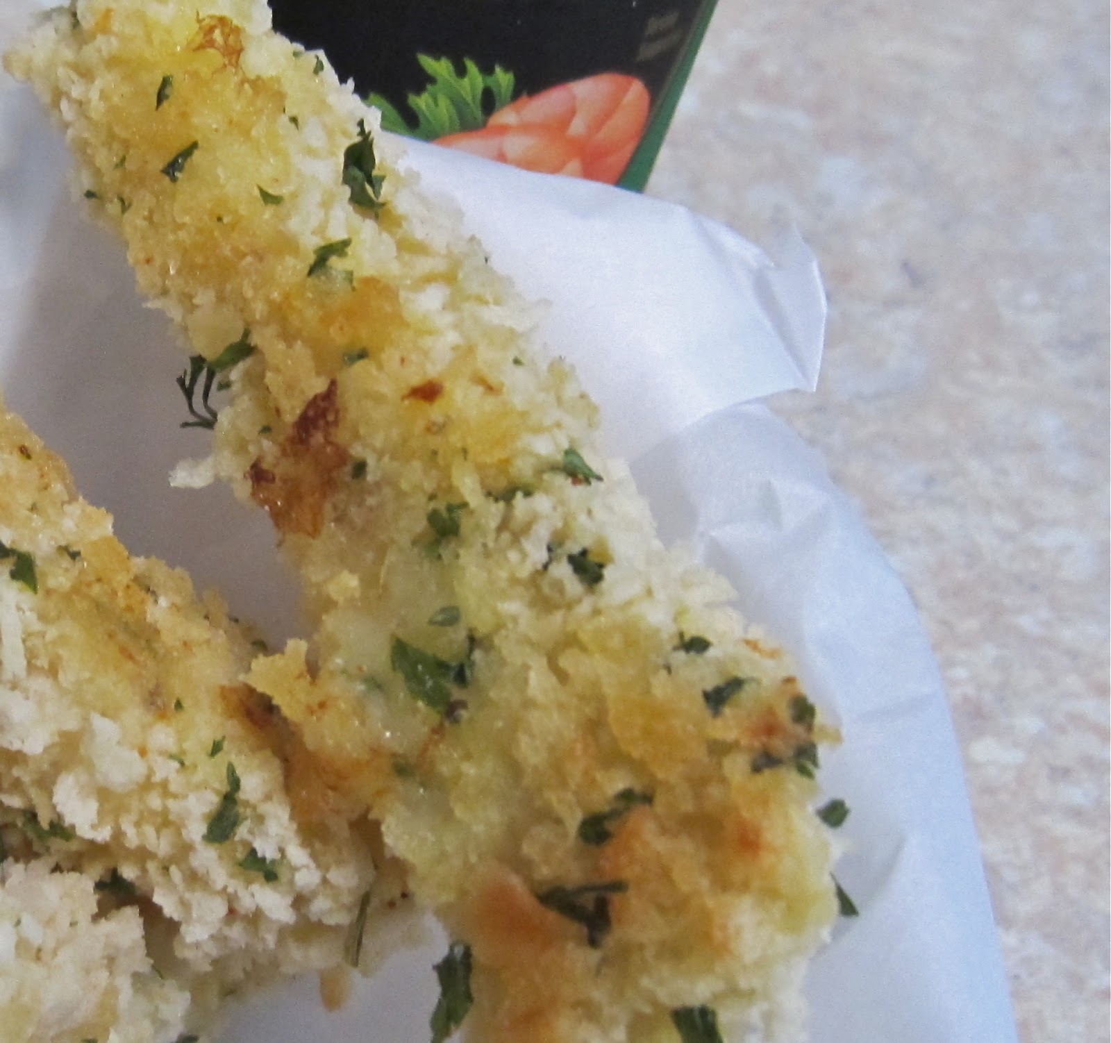 Little Mommy, Big Appetite Crispy Baked Fish Sticks