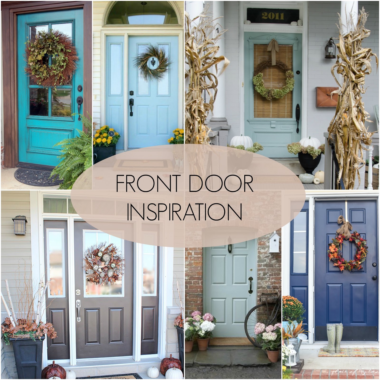 THE RUSTIC REDHEAD Front Door Inspiration