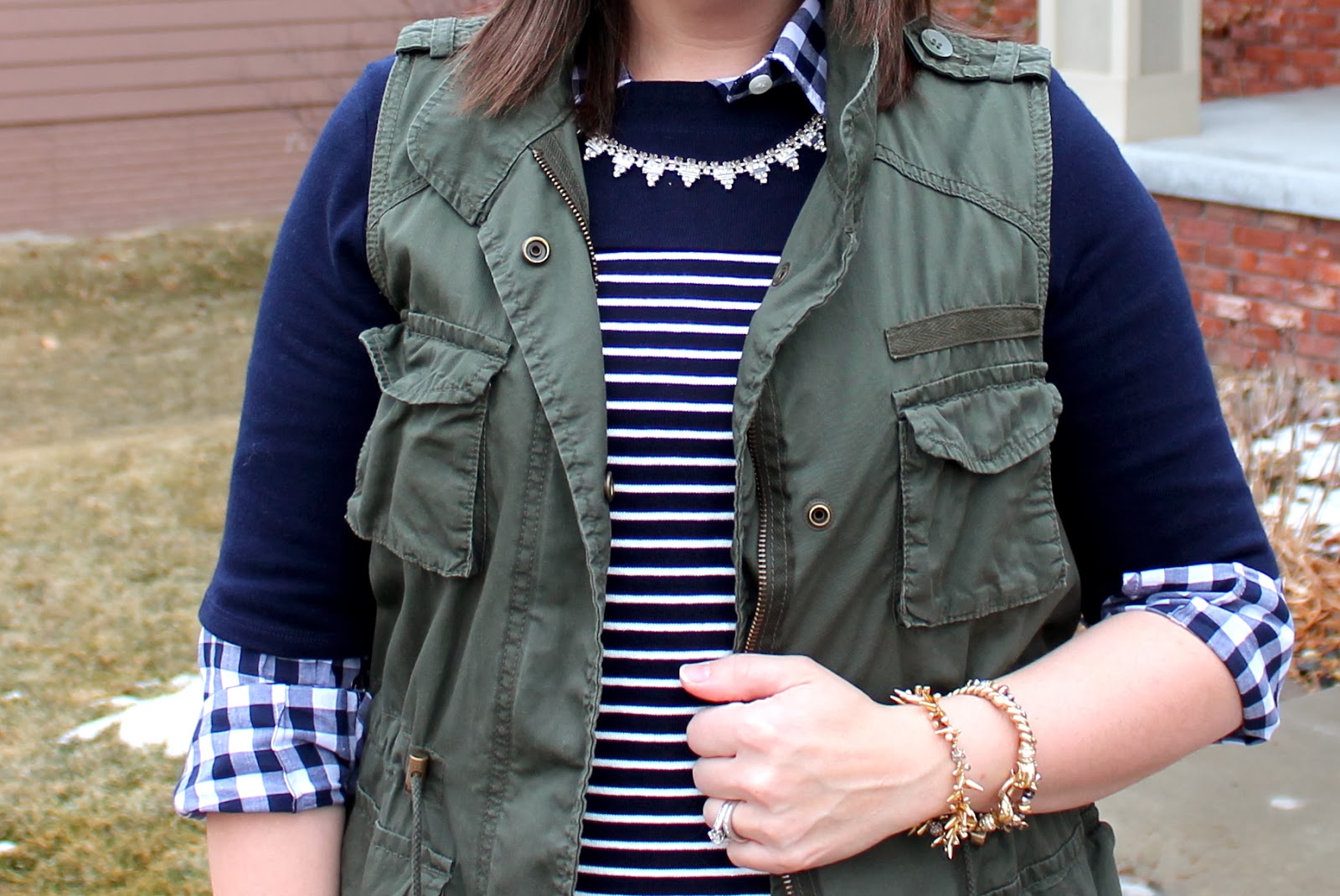 My New Favorite Outfit A Utility Vest Three Ways