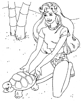 Free Barbie Coloring Pages