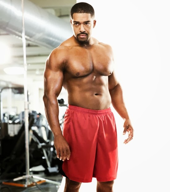 Muscle and Fitness: David Otunga.