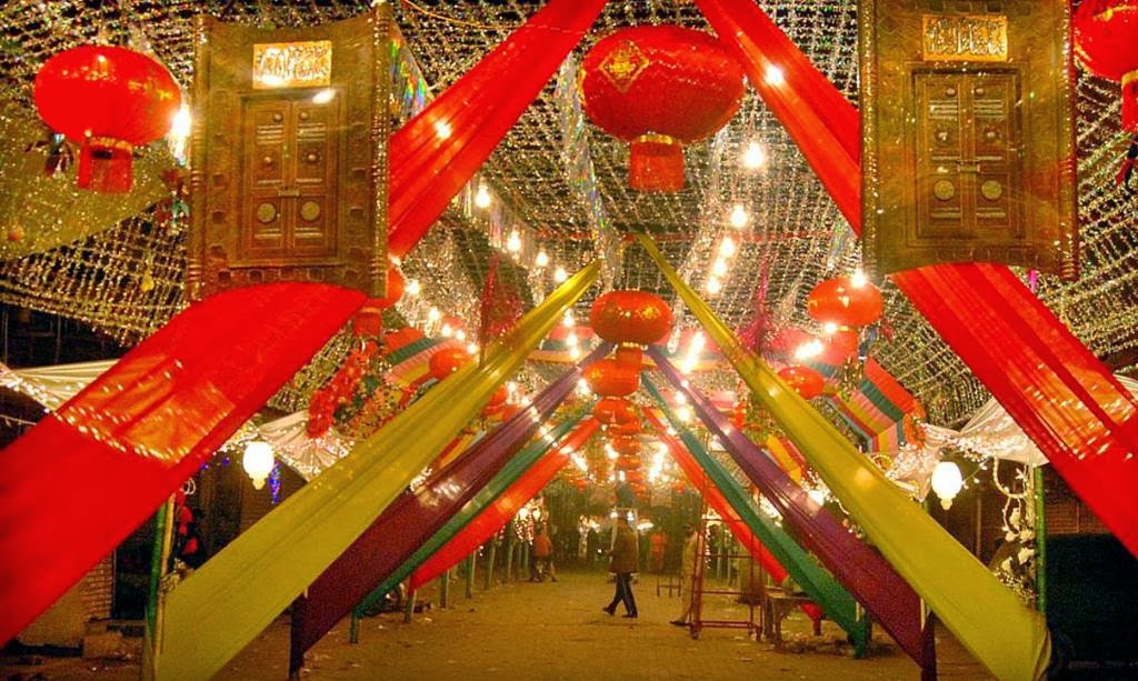 Eid Melad un Nabi (saw) streets Decoration in Pakistan