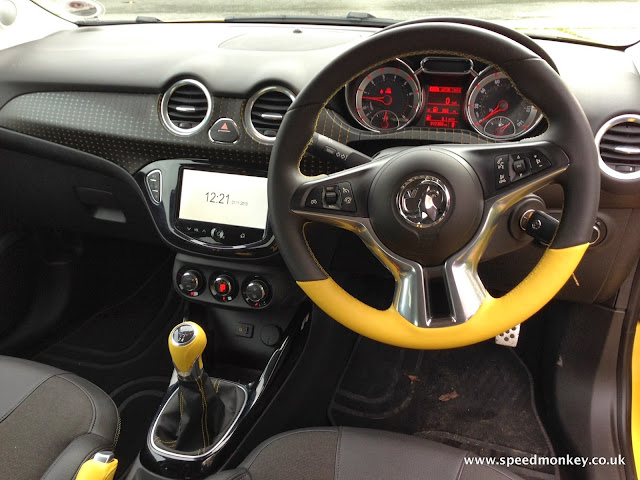 Vauxhall Adam Slam in Flaming Yellow