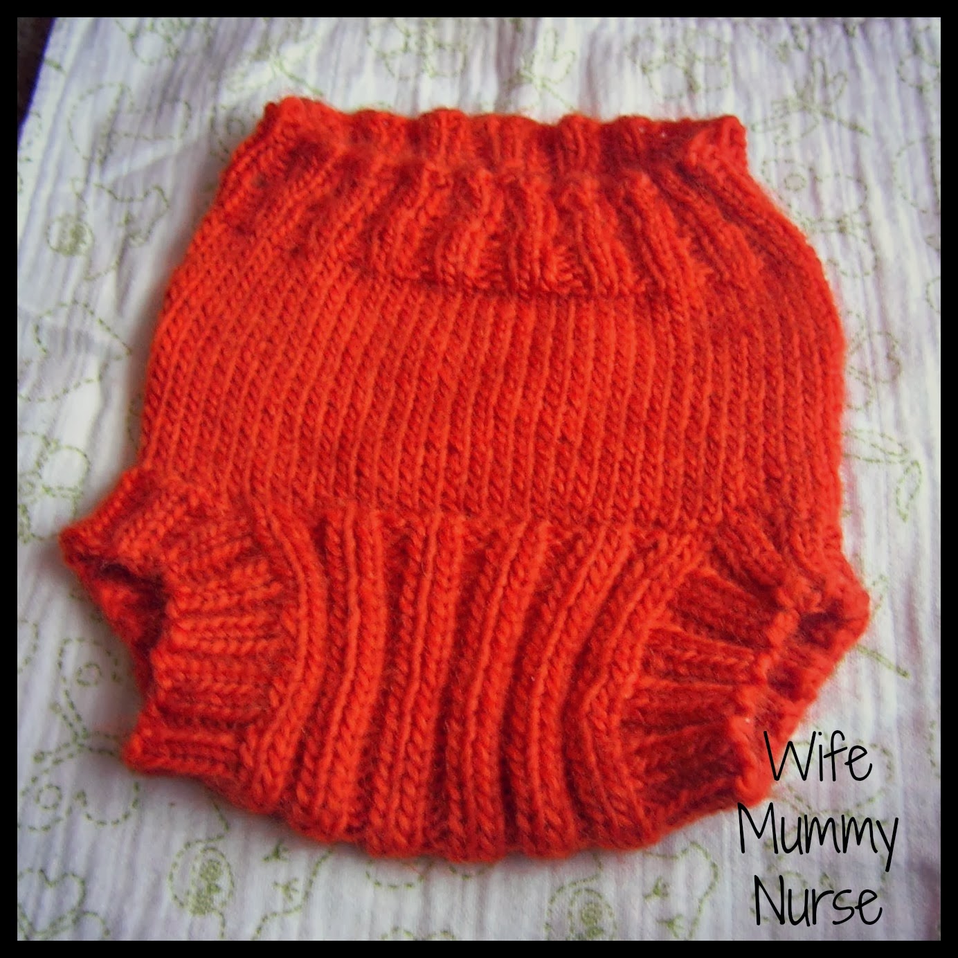 knit baby soaker