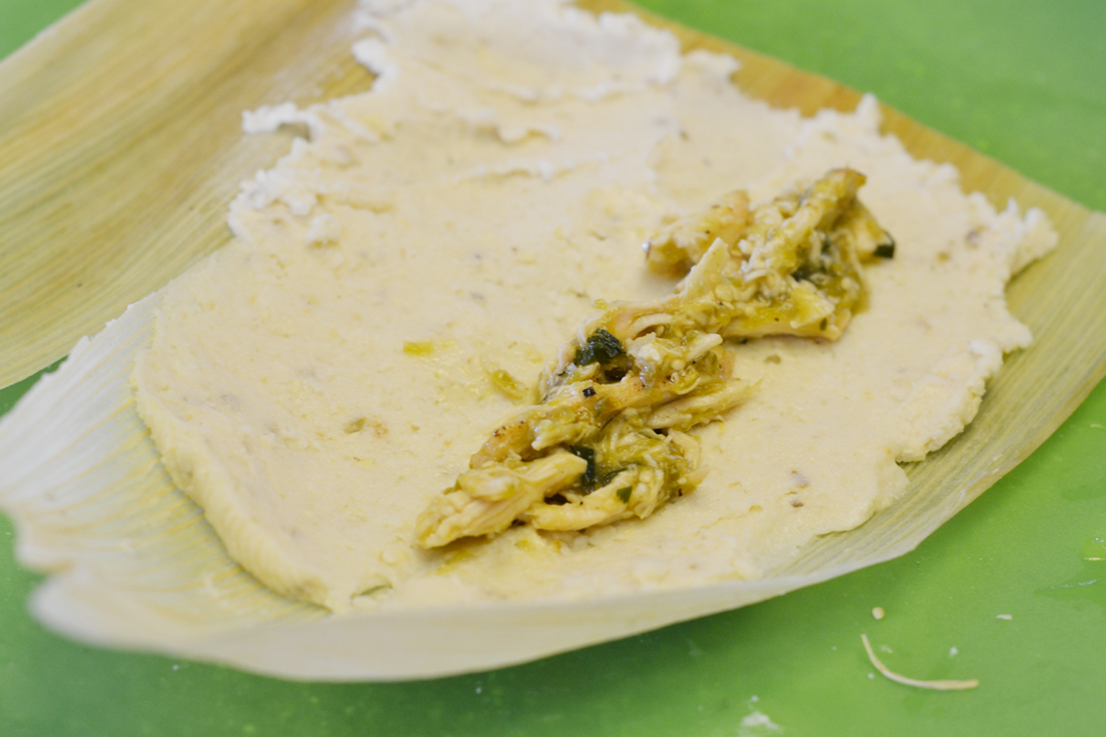 The World in My Kitchen Green Chile Chicken Tamales